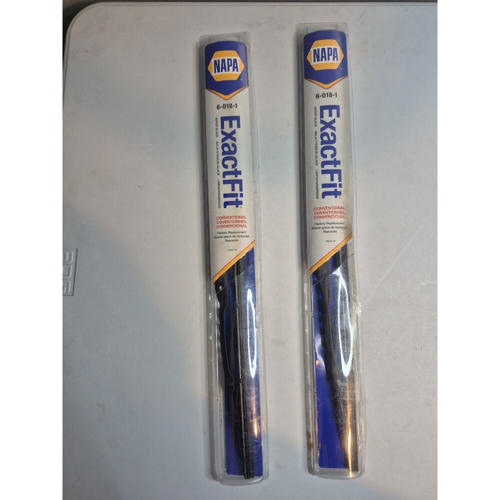 NEW NAPA ExactFit 18" Conventional Wiper Blades (2 Pack) 6-018-1